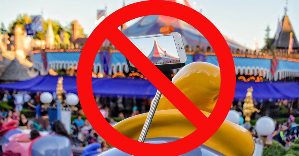 Selfie Sticks Banned At Walt Disney World Is Disneyland Next