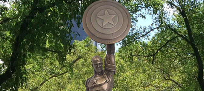 75th Anniversary Captain America statue